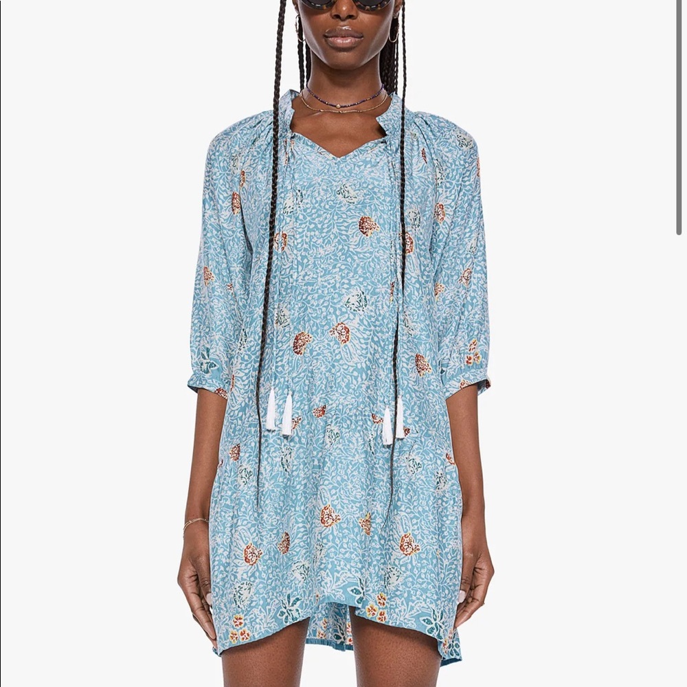 Natalie Martin Stevie Dress in “andromeda turquoise”